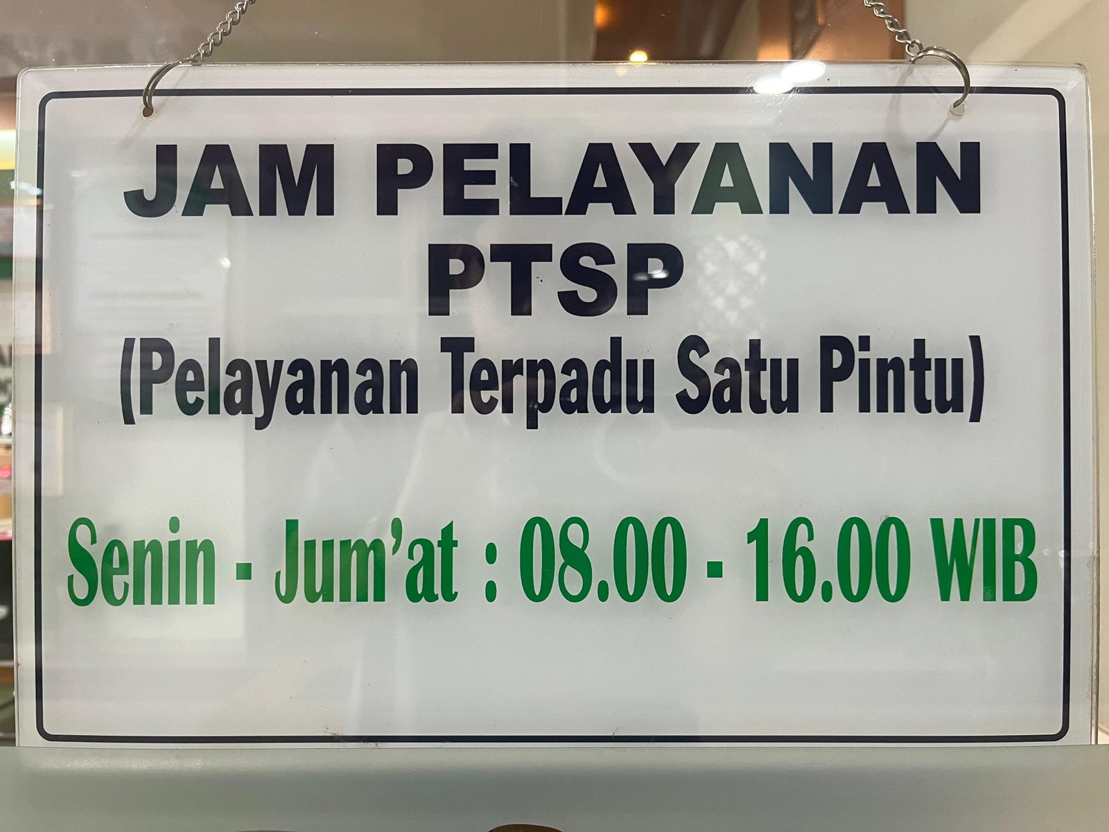Jam Pelayananan PTSP